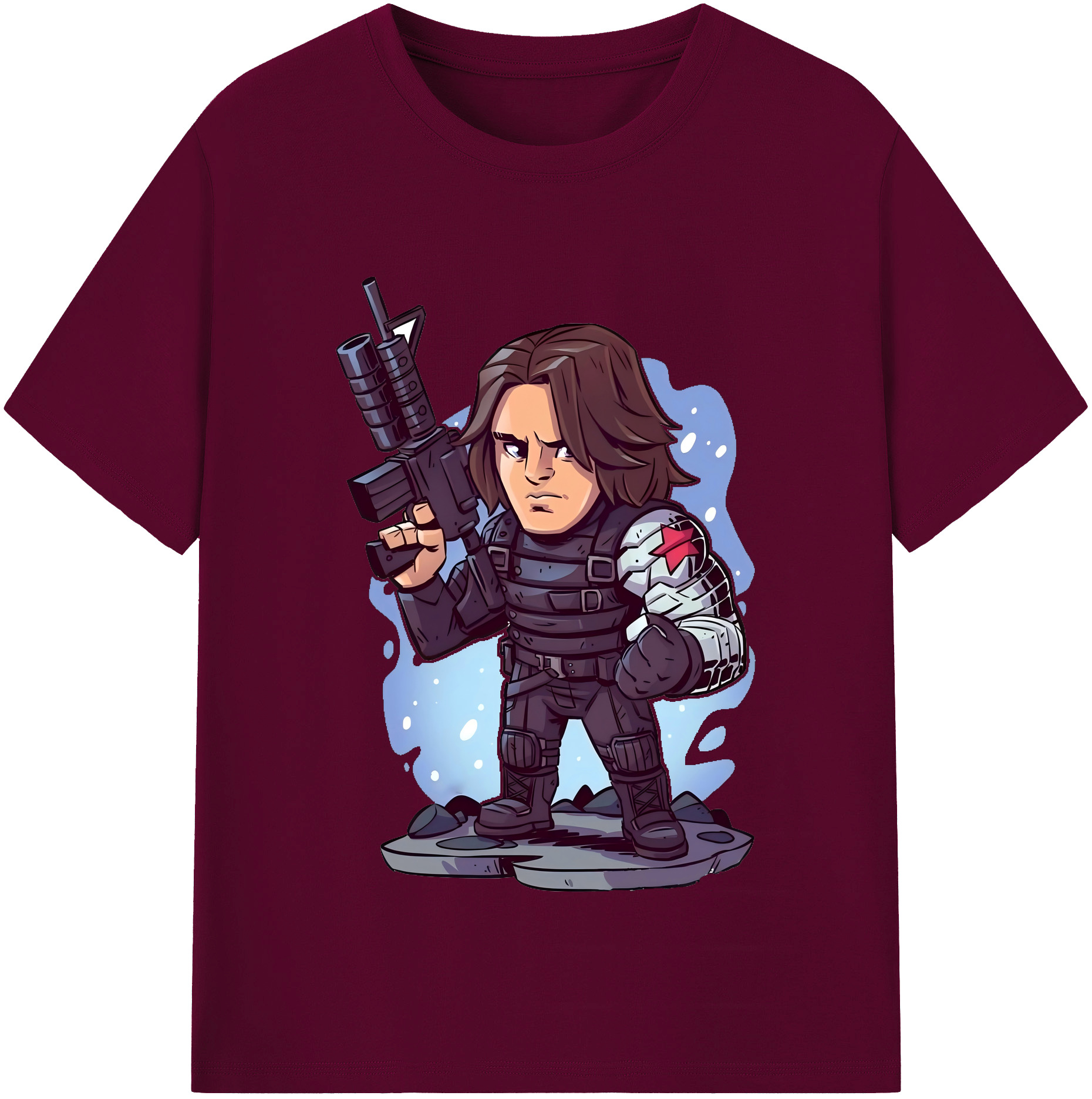 （画像用） アベンジャーズ The Avengers レディースカジュアルプリントTシャツ（綿100％）